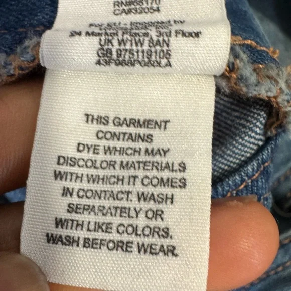 Free People Women's Button Front Blue Denim Overalls Sz 27 - Picture 12 of 13